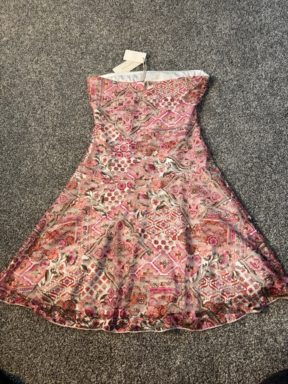 Super Cute Strapless Boho Mini Dress by Altar’d State Small - Picture 7 of 11